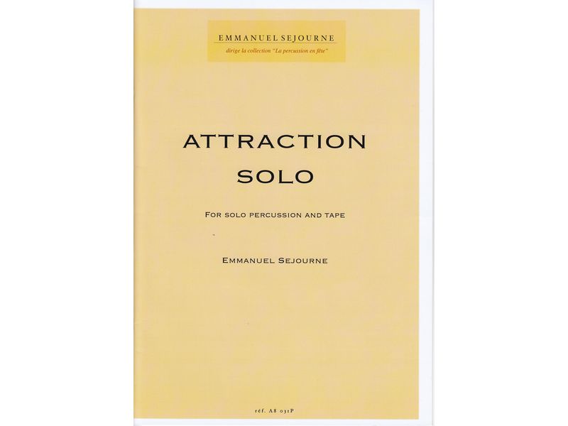 Attraction Solo / アトラクション・ソロ (伴奏CD付)