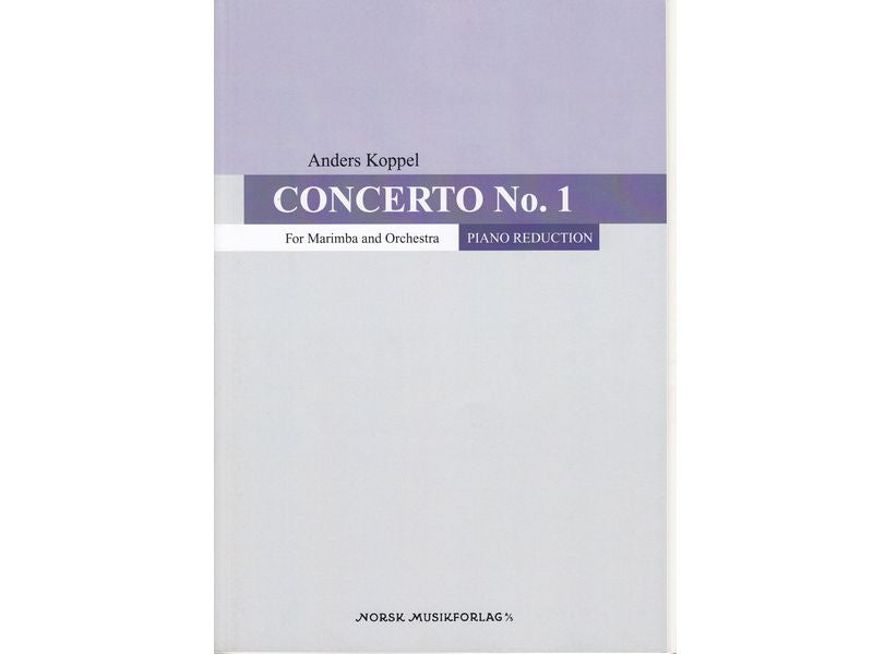 Concerto No. 1 for Marimba and Orchestra (ピアノ伴奏版)