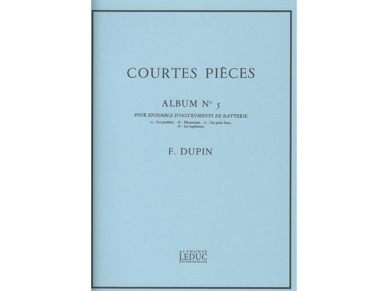 Courtes Pieces Album No. 5 / クート・ピエス 第5巻 (4~6重奏)
