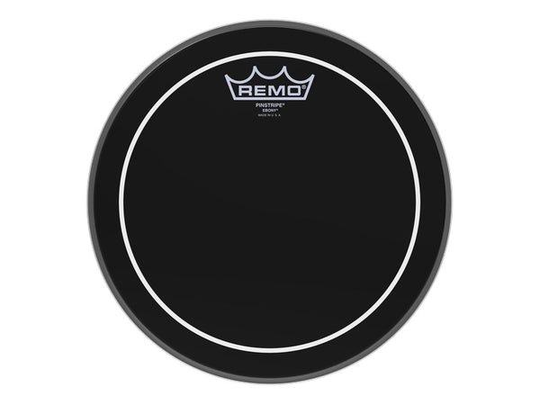 レモ エボニーピンストライプ ドラムヘッド ES-10BE 10インチ
