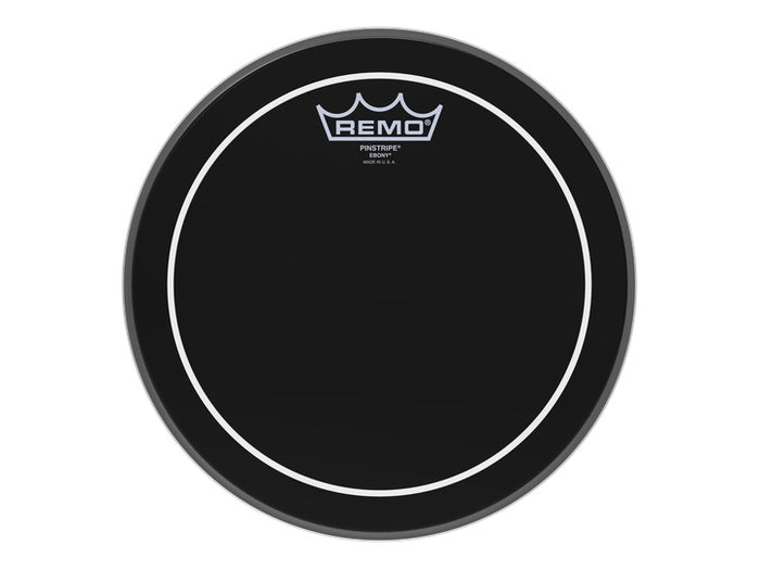 レモ エボニーピンストライプ ドラムヘッド ES-10BE 10インチ