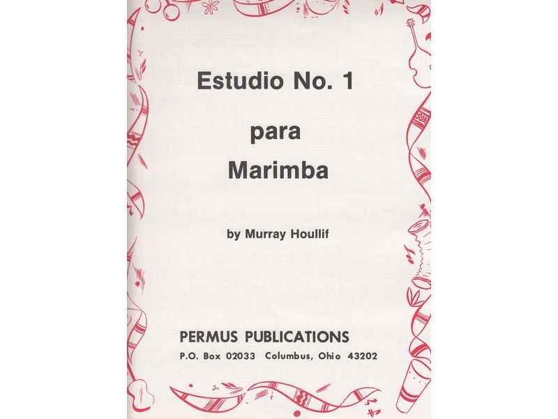 Estudio No.1 para Marimba / エステューディオ　第1番