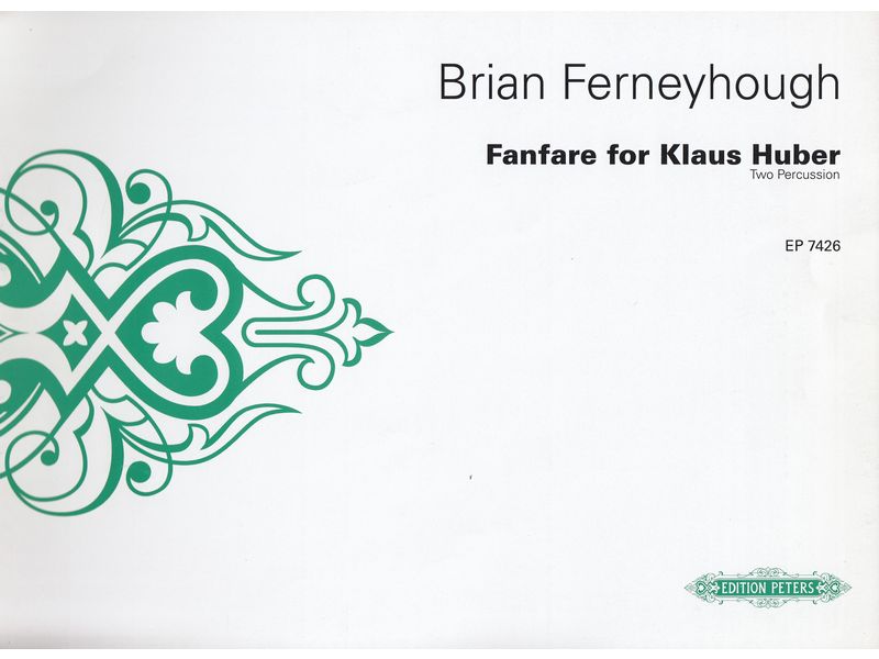 Fanfare for Klaus Huber [2Perc.]