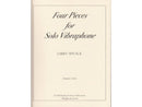 Four Pieces for Solo Vibraphone