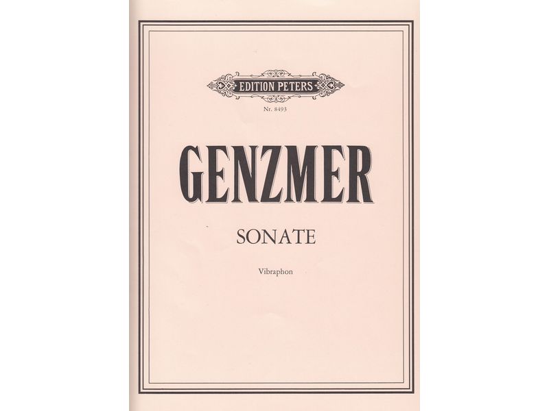 Sonate fur Vibraphone (Genzmer)