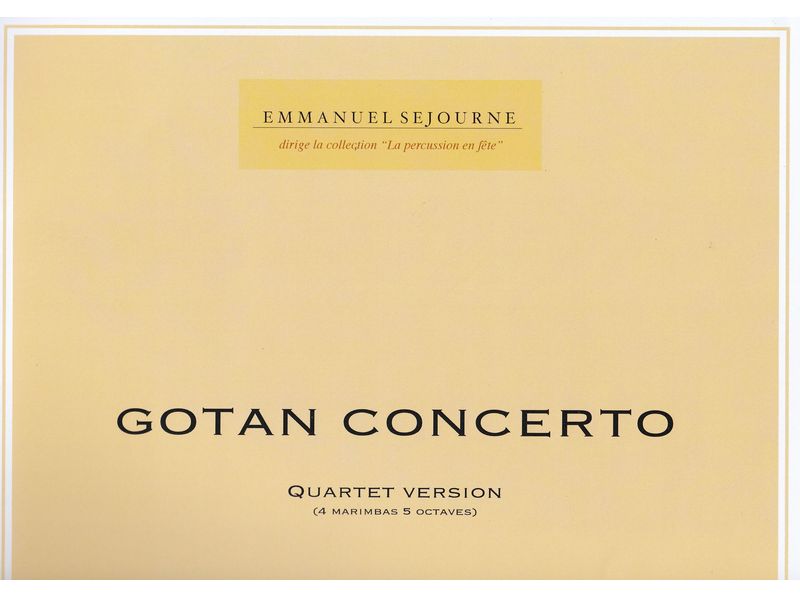 Gotan Concerto Quartet Version
