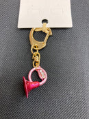 oreille33 handmade ホルン型キーホルダー