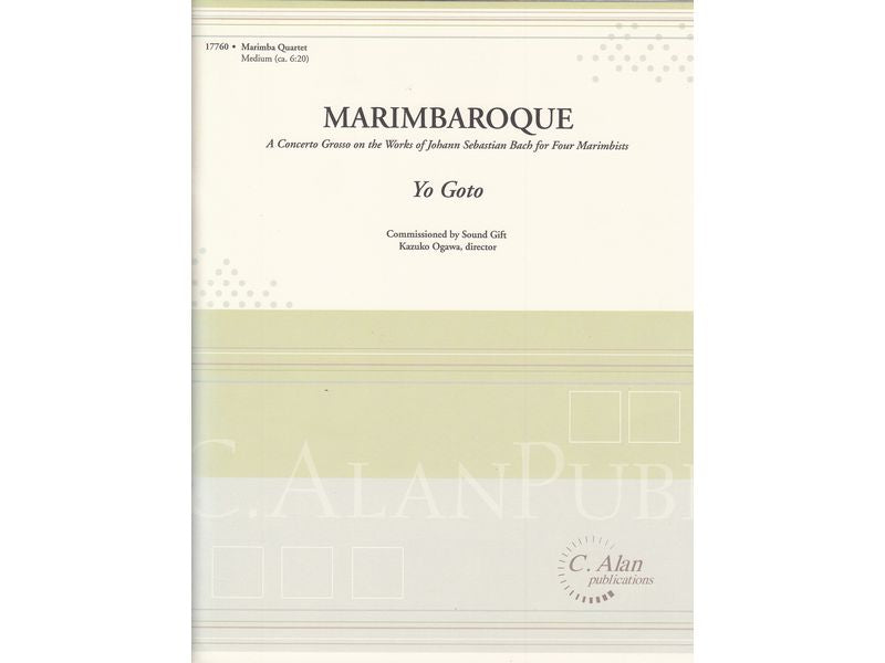 MARIMBAROQUE / Marimba Rock [Quartet]