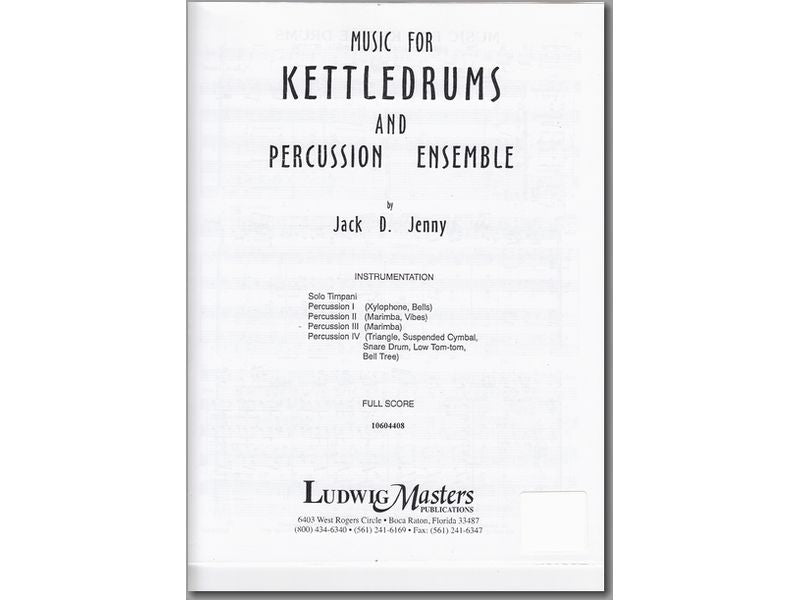 Music for Kettledrums and Percussion Ensemble [5重奏]