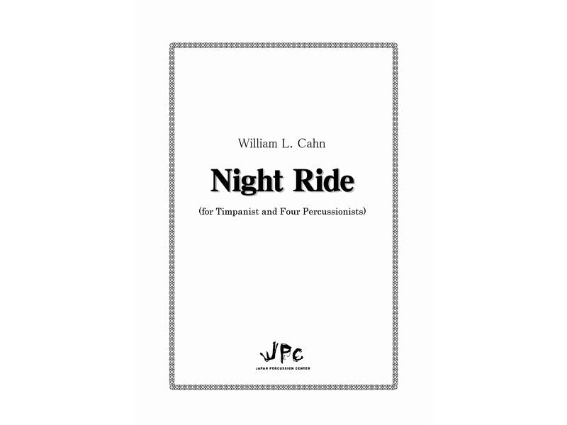 Night Ride for Timpanist and Four Percussionists