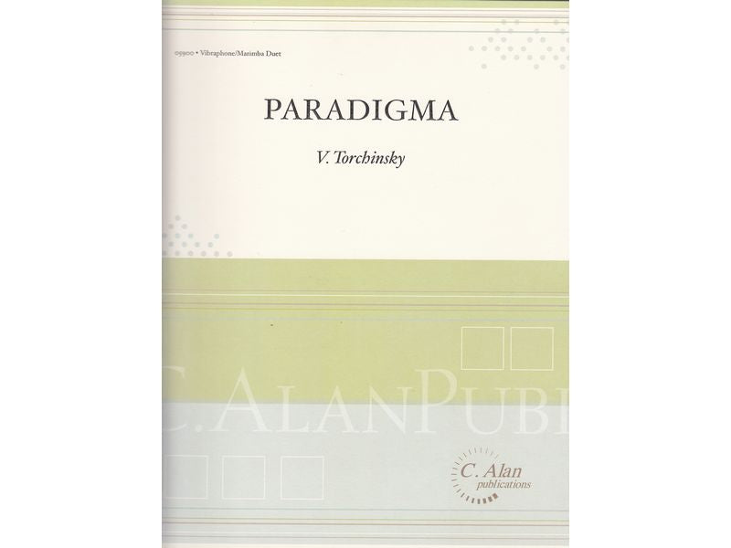 Paradigma Duet for 2 Marimbas and Vibraphone / パラディグマ