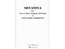 SONATINA for Two or Three Timpani and Piano / ソナチネ