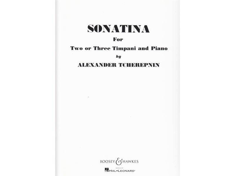 SONATINA for Two or Three Timpani and Piano / ソナチネ