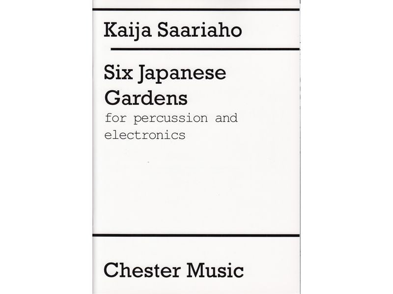 Six Japanese Gardens for Percussion and Electronics