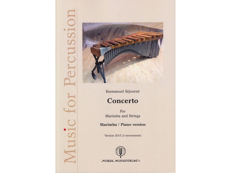 Concerto For Marimba Version 2015 (全3楽章・ピアノ伴奏版)