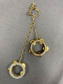 oreille33 handmade タンバリン型イヤリング＆ピアス 2連スタイル（1個販売）