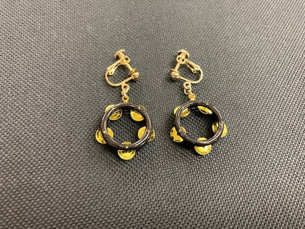 oreille33 handmade タンバリン型イヤリング＆ピアス