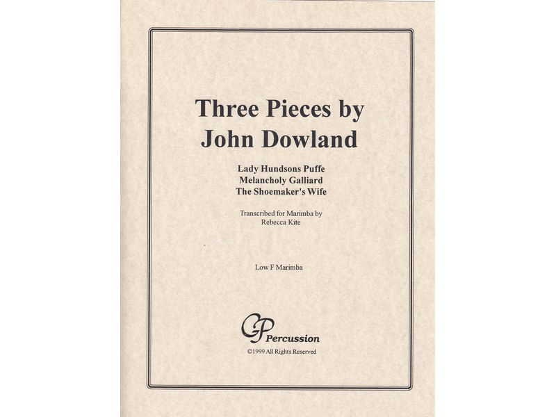 Three Pieces by John Dowland