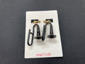 oreille33 handmade trombone earrings & earrings