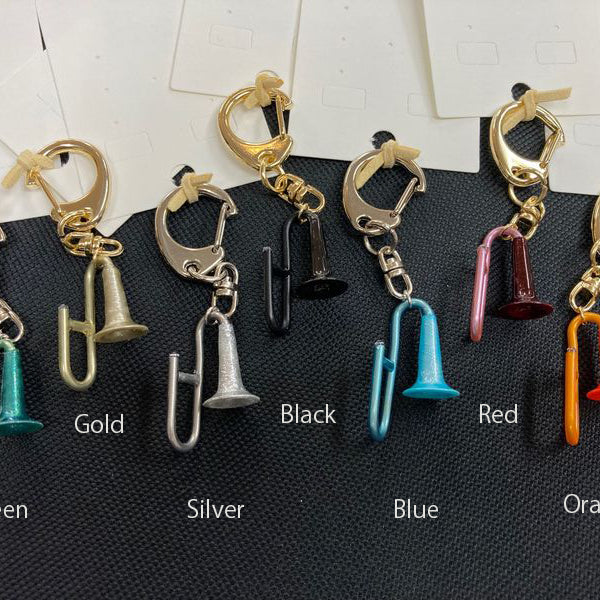 oreille33 handmade トロンボーン型キーホルダー