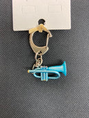oreille33 handmade トランペット型キーホルダー