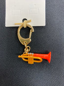 oreille33 handmade トランペット型キーホルダー