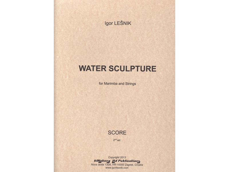 Water Sculpture for Marimba and Strings (弦楽伴奏)