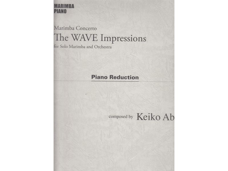 Marimba Concerto 「The Wave Impressions」 (ピアノ伴奏版)