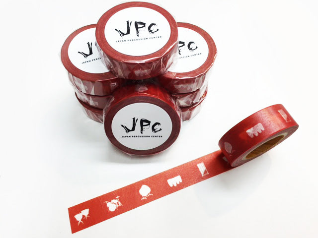 JPC パーカッションシティ オリジナル マスキングテープ(赤)