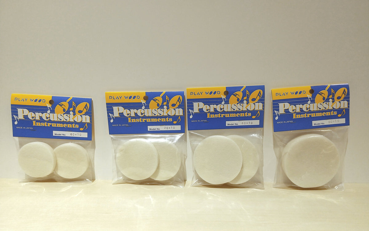 プレイウッド マレットパーツ ドイツフェルト 90mmx10t