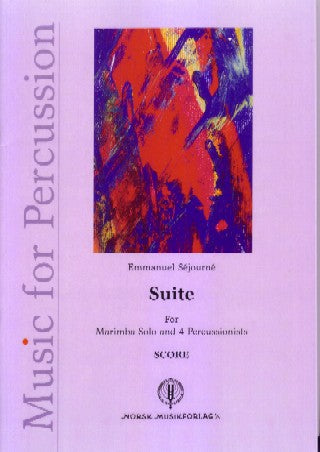 Suite For Marimba Solo and 4Percussionists (Score)